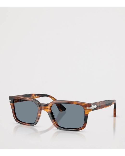 Persol Blue Rectangular Po3272S Sunglasses for men