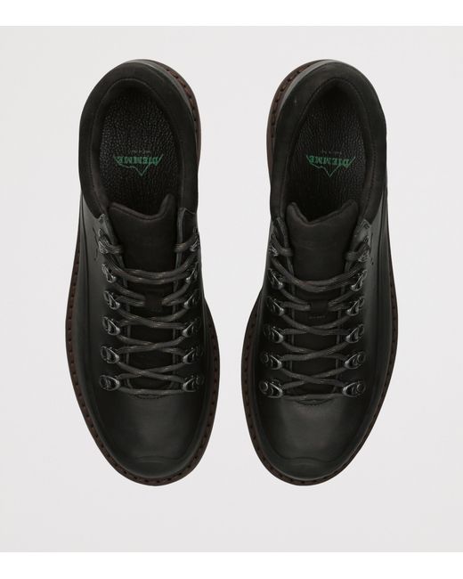 Diemme Black Suede Parigi Gancho Driving Shoes for men