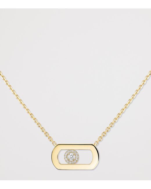 Messika Metallic So Move And Diamond Necklace