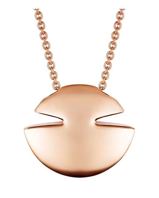 BVLGARI Natural Rose Cabochon Necklace