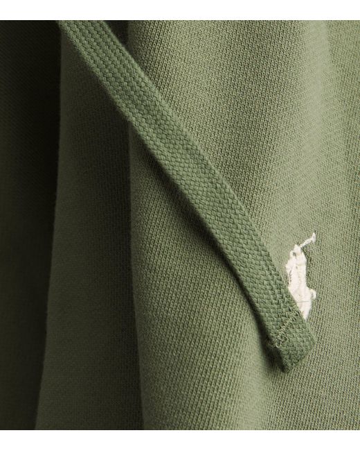 Polo Ralph Lauren Green Loopback Cotton Hoodie for men