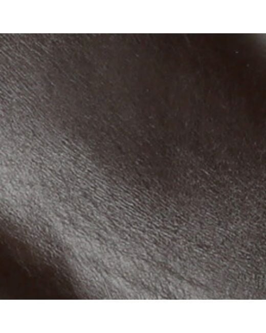 Khaite Brown Leather Colt Heeled Mules 50
