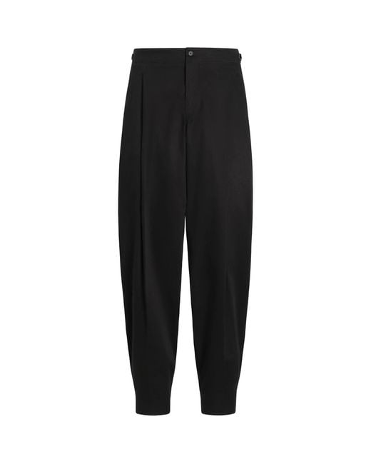 Dolce & Gabbana Black Wide-Leg Trousers for men