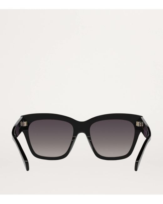 Céline Black Triomphe Square Sunglasses