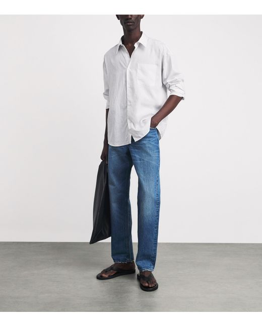 FRAME Blue The Straight Jeans for men