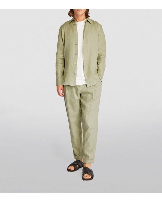 CHE Green Linen Shirt for men