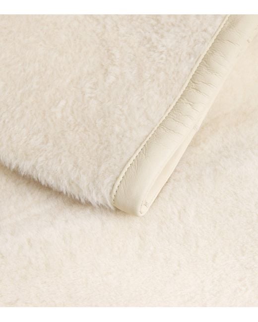 Max Mara Natural Shearling Coat