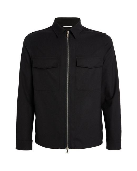 Marco Pescarolo Black Cashmere-blend Zip-up Jacket for men