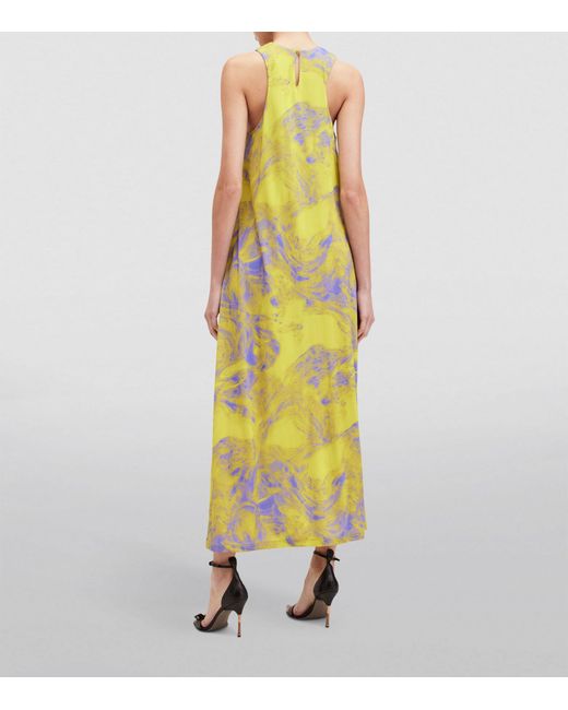 AllSaints Multicolor Kura Graphic-print Cotton Maxi Dress