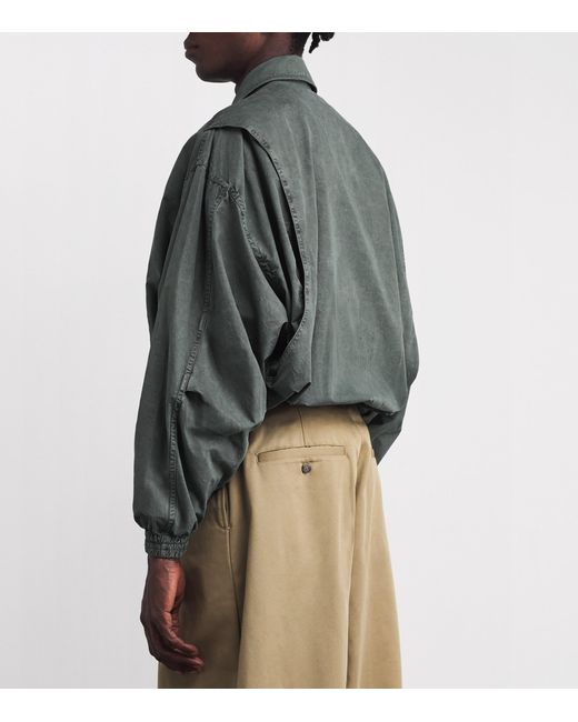 Willy Chavarria Gray Cotton Wasko Jacket for men