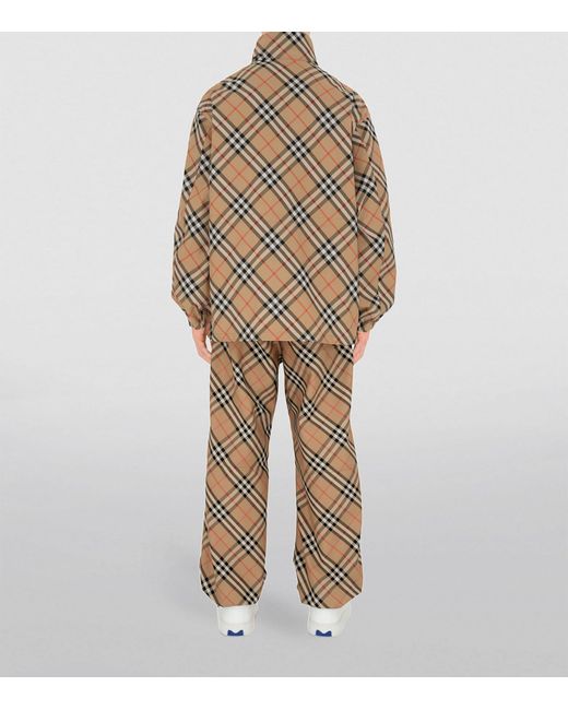 Burberry Brown Check Jacket for men