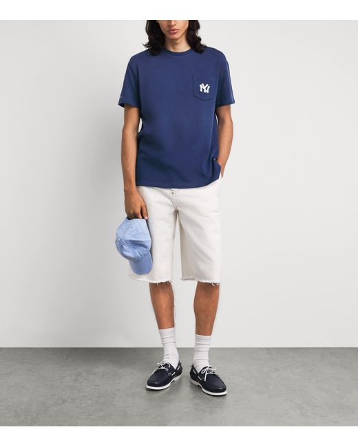Polo Ralph Lauren Blue X Yankees Cotton T-Shirt for men