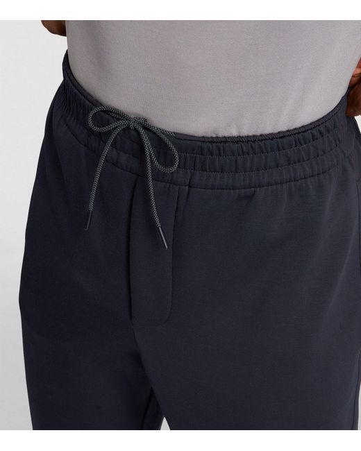 Emporio Armani Blue Drawstring Sweatpants for men