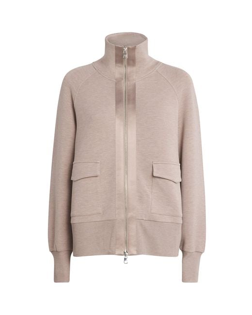 Varley Natural Roxbury Zip-Up Sweatshirt