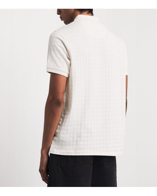 Barbour White Faversham Polo Shirt for men