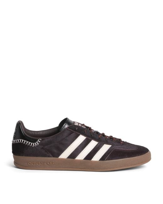 Adidas Brown X Wales Bonner Pony Hair Gazelle Sneakers for men
