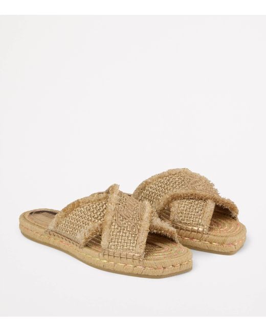 Jimmy Choo Natural Raffia Aciel Sandals