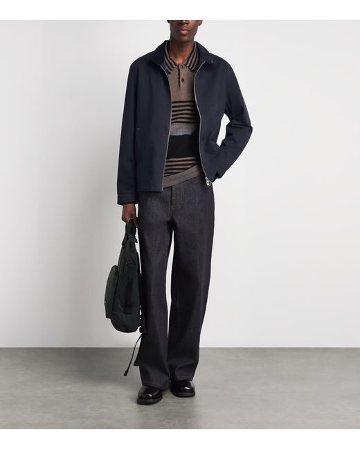 Barbour Blue Cotton Cordford Casual Jacket for men