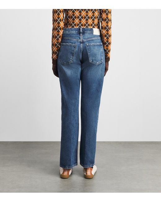 Citizens of Humanity Blue '90S French High-Rise Straight Jeans