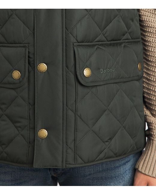 Barbour Green Lowerdale Quilted Gilet for men