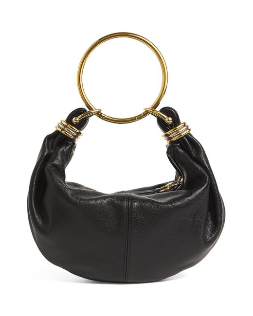 Chloé Black Small Leather Bracelet Top-Handle Bag