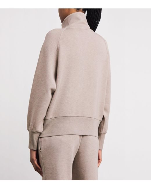 Varley Natural Roxbury Zip-Up Sweatshirt