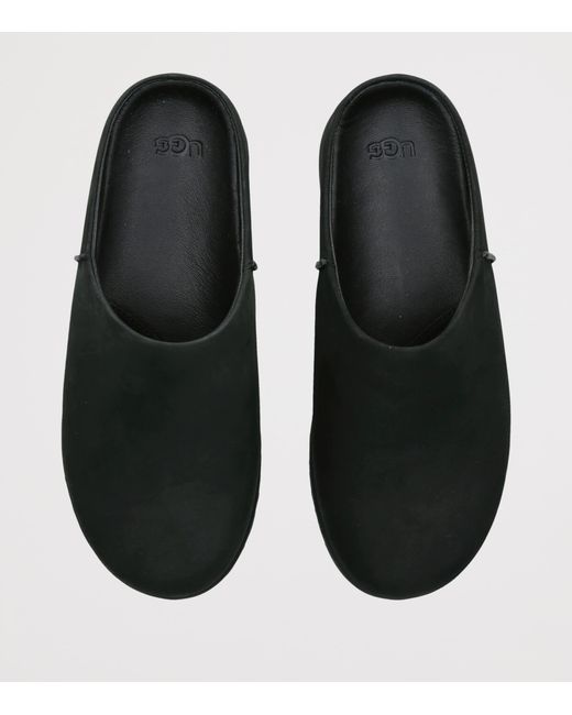 Ugg Black Suede Otzo Clogs for men