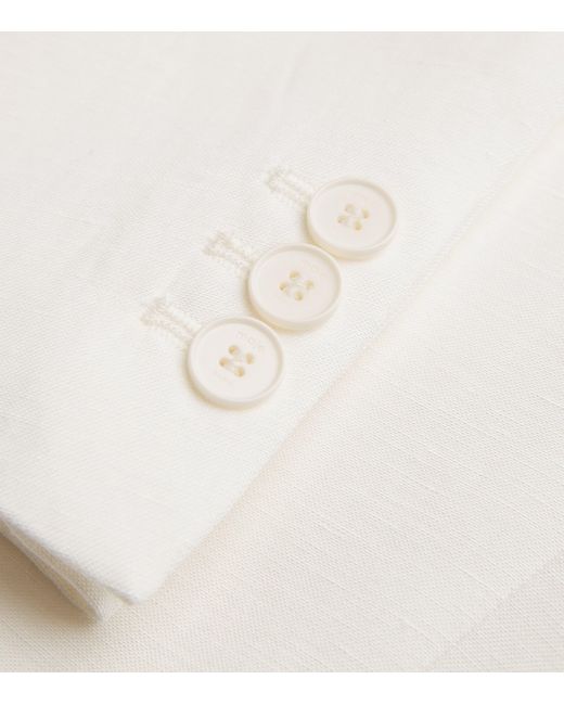 Maje White Single-Breasted Blazer