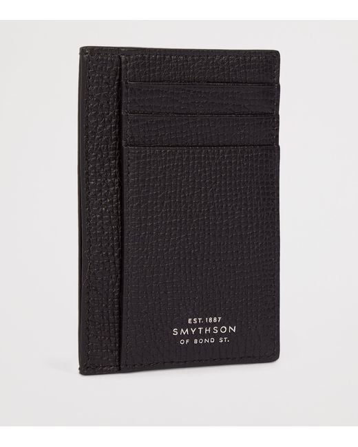 Smythson Black Calfskin Ludlow Card Holder