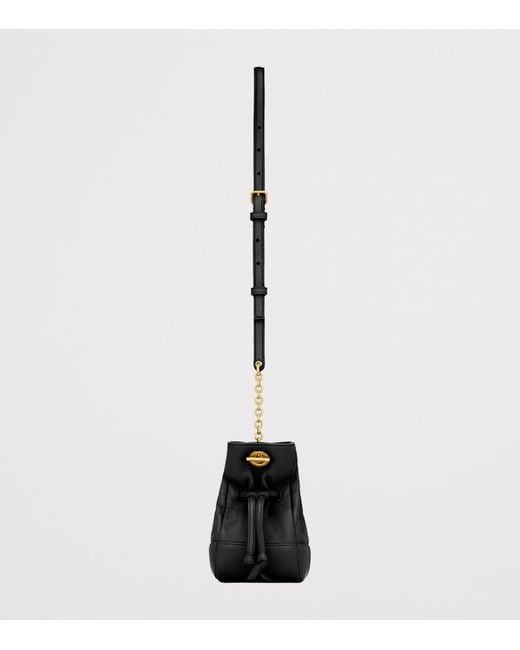 Saint Laurent Black Mini Leather Jamie Shoulder Pouch