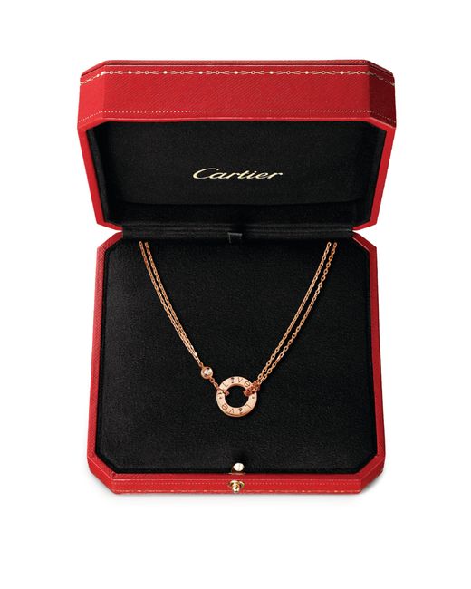 Cartier Natural And Diamond Love Necklace