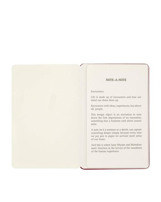 Moleskine Red X Miyake Design Studio Business Card Holder