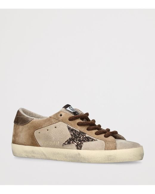 Golden Goose Deluxe Brand Brown Suede Super-Star Sneakers