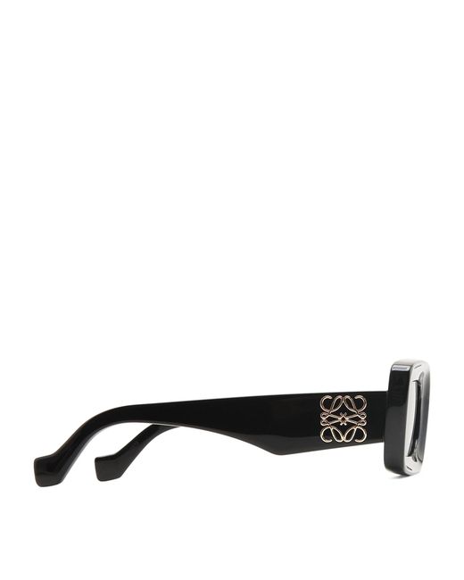Loewe Black Rectangular Sunglasses