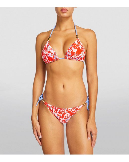 Heidi Klein Red Reversible Bikini Bottoms