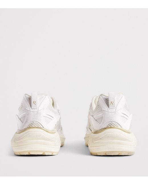 Represent White Storm-Torn Sneakers for men