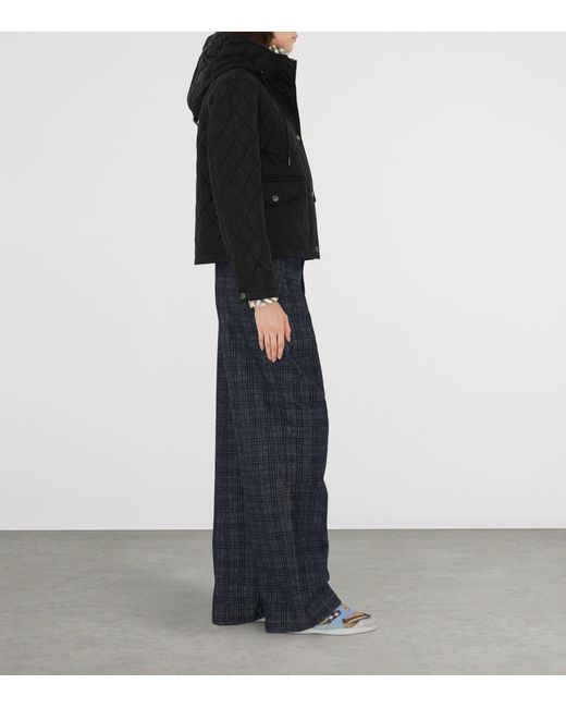 Burberry Black Hooded Field Jacket