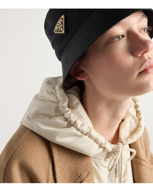 Prada Black Re-Nylon Bucket Hat