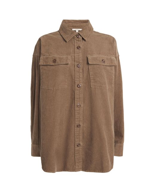 Barbour Brown Corduroy Yasmin Shirt
