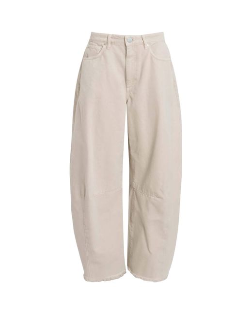AllSaints White Jett Barrel Jeans