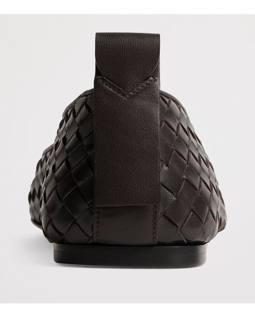 Bottega Veneta Black Lambskin Charlotte Ballet Flats