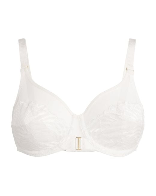 Chantelle White Lace Legend Full-Cup Bra