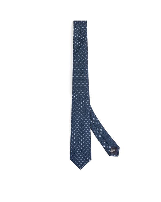 Giorgio Armani Blue Silk Jacquard Tie for men