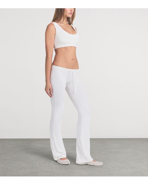 NikeSKIMS White Airy Straight Sweatpants