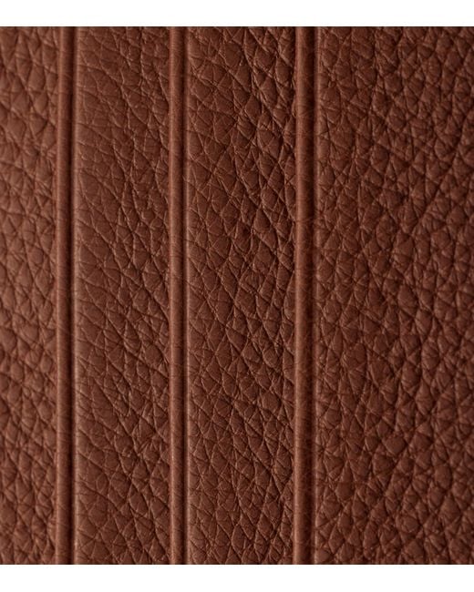Prada Brown Leather Card Holder