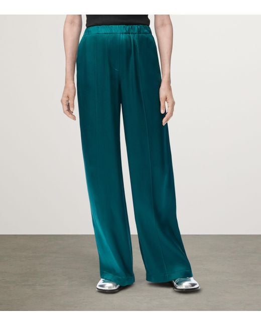 Loewe Green Silk-Blend Pyjama Trousers