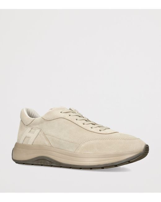 Hogan Natural Suede H719 Allacciato Sneakers for men