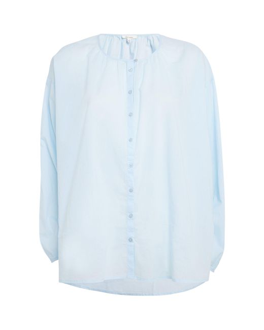 Skin Blue Organic Cotton Blair Pyjama Shirt