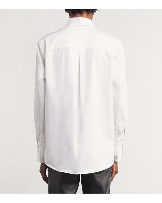 424 White Cotton Logo Shirt for men
