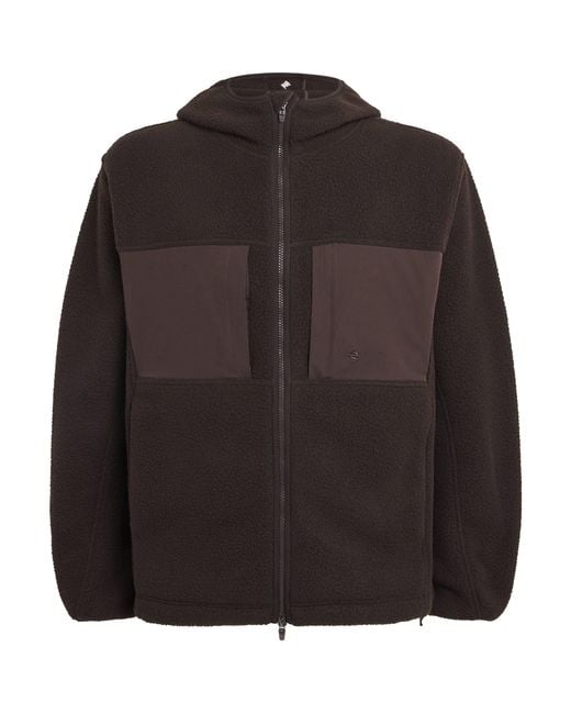 REPRESENT 247 Black 247 Borg Fleece Jacket for men